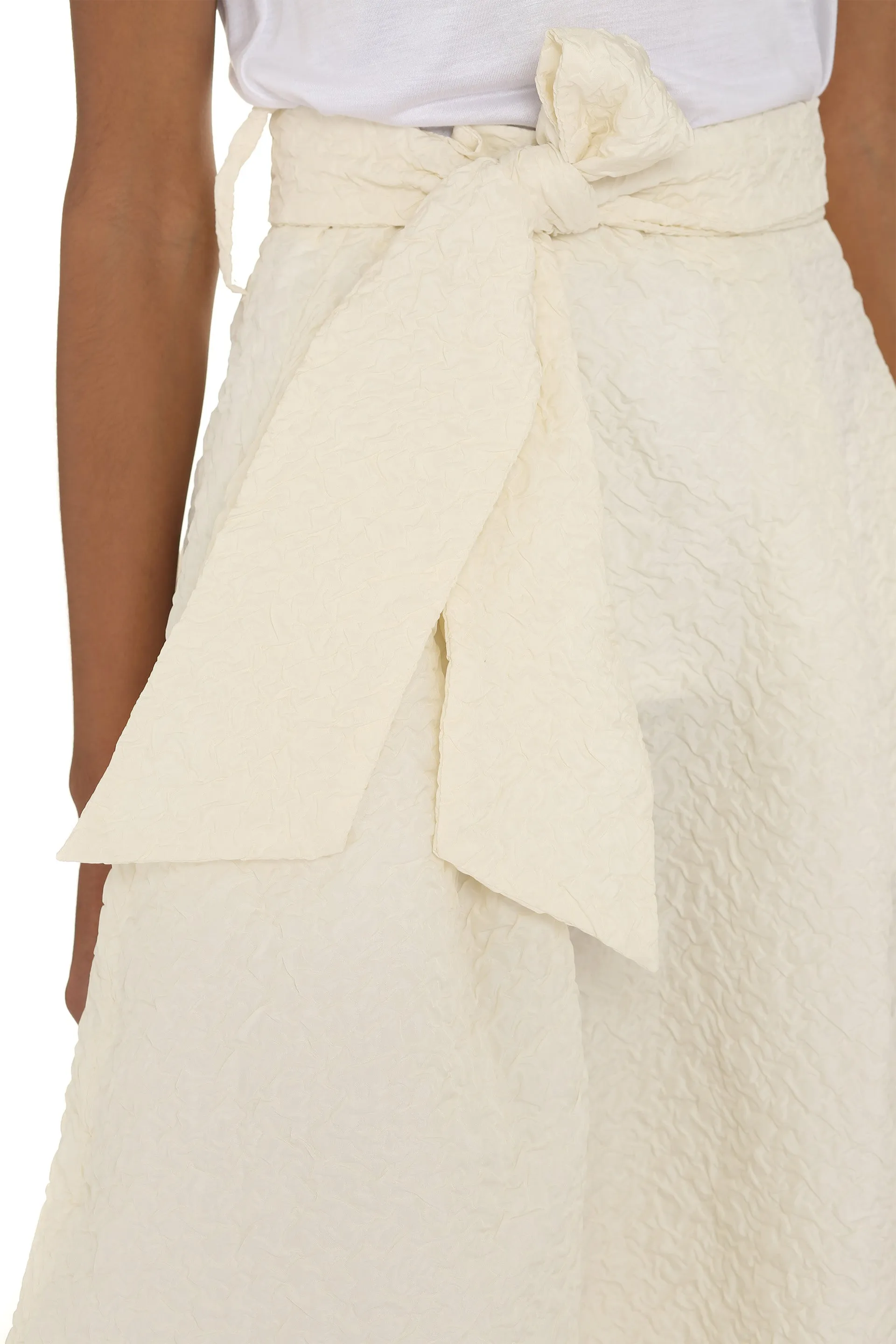 A-line midi skirt