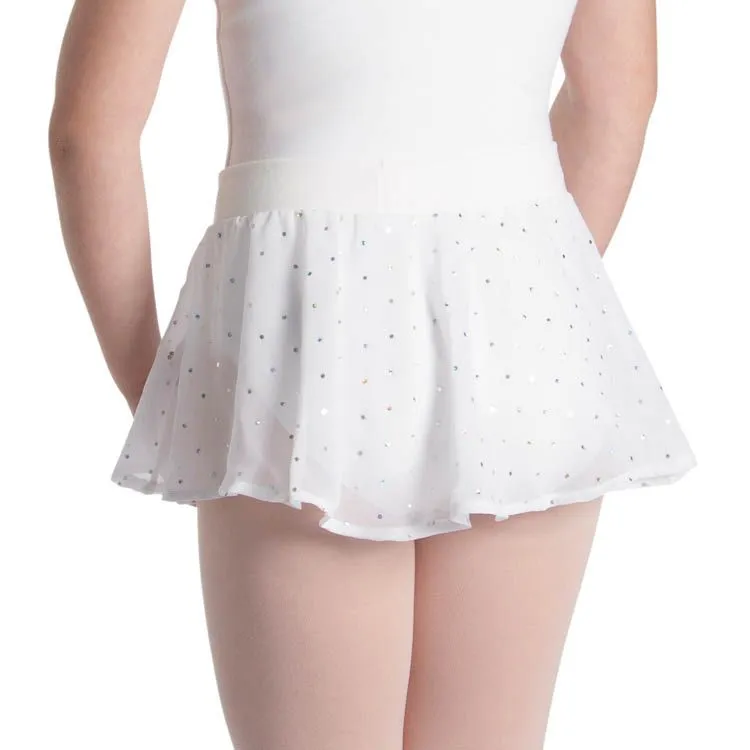 A55161G - Bloch Olesia Sequin Spotted Girls Skirt
