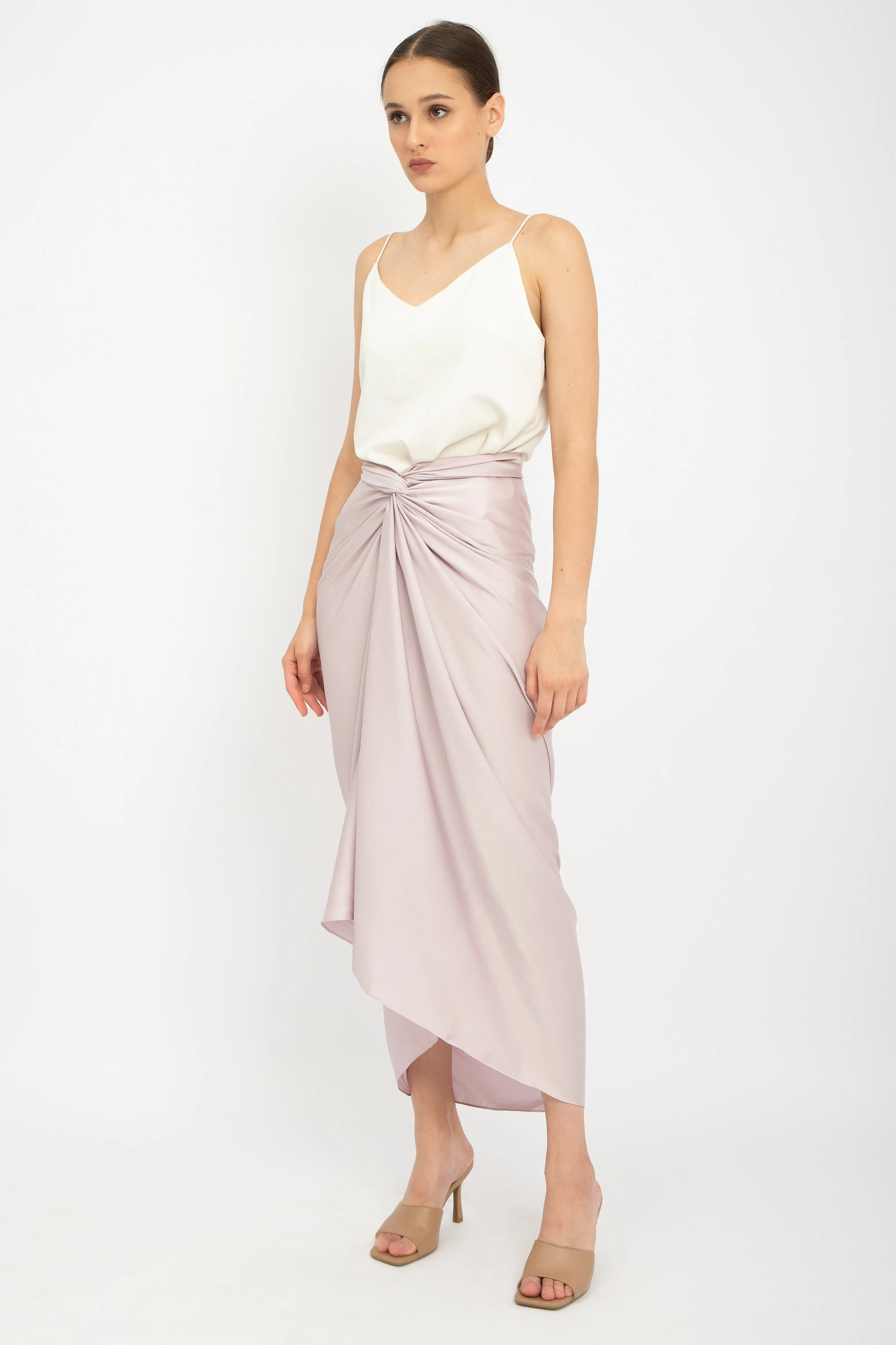 Aisyah Lilit Skirt in Lavender