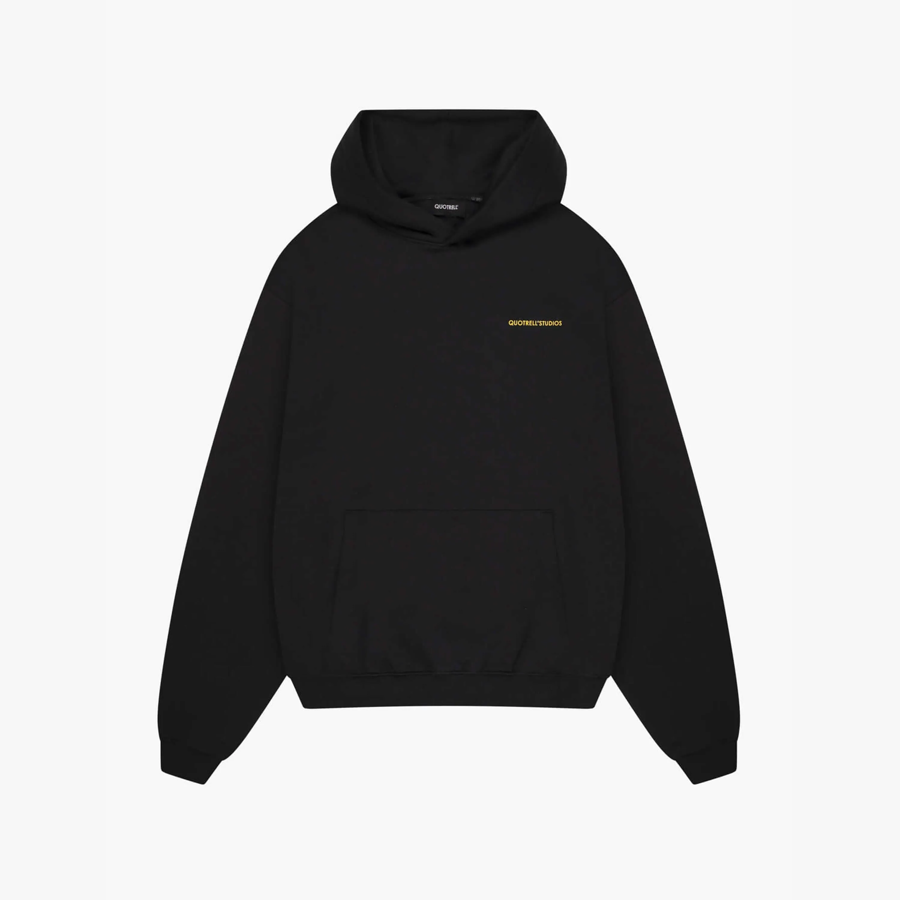 ANGEL HOODIE | BLACK/YELLOW