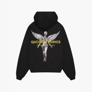 ANGEL HOODIE | BLACK/YELLOW