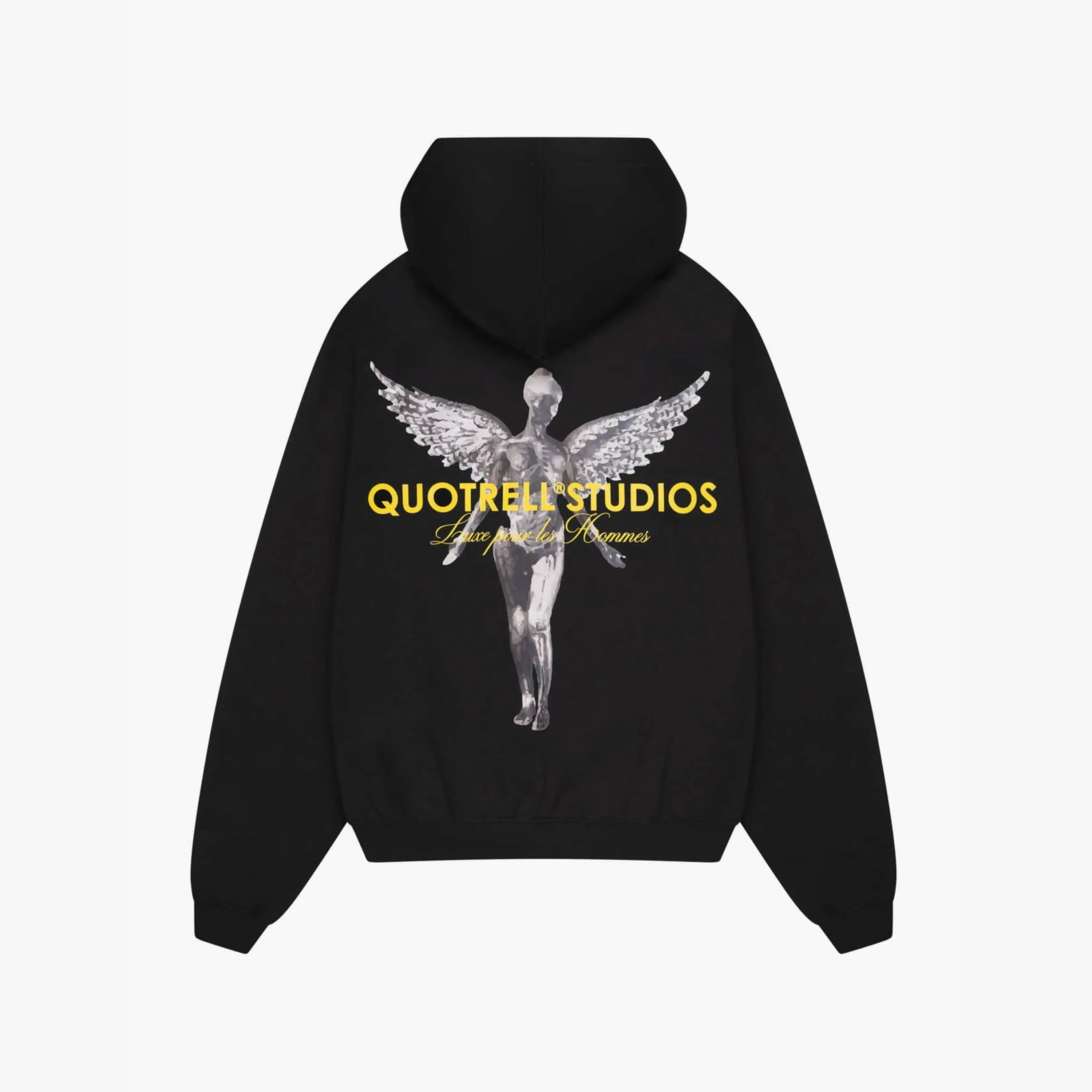 ANGEL HOODIE | BLACK/YELLOW