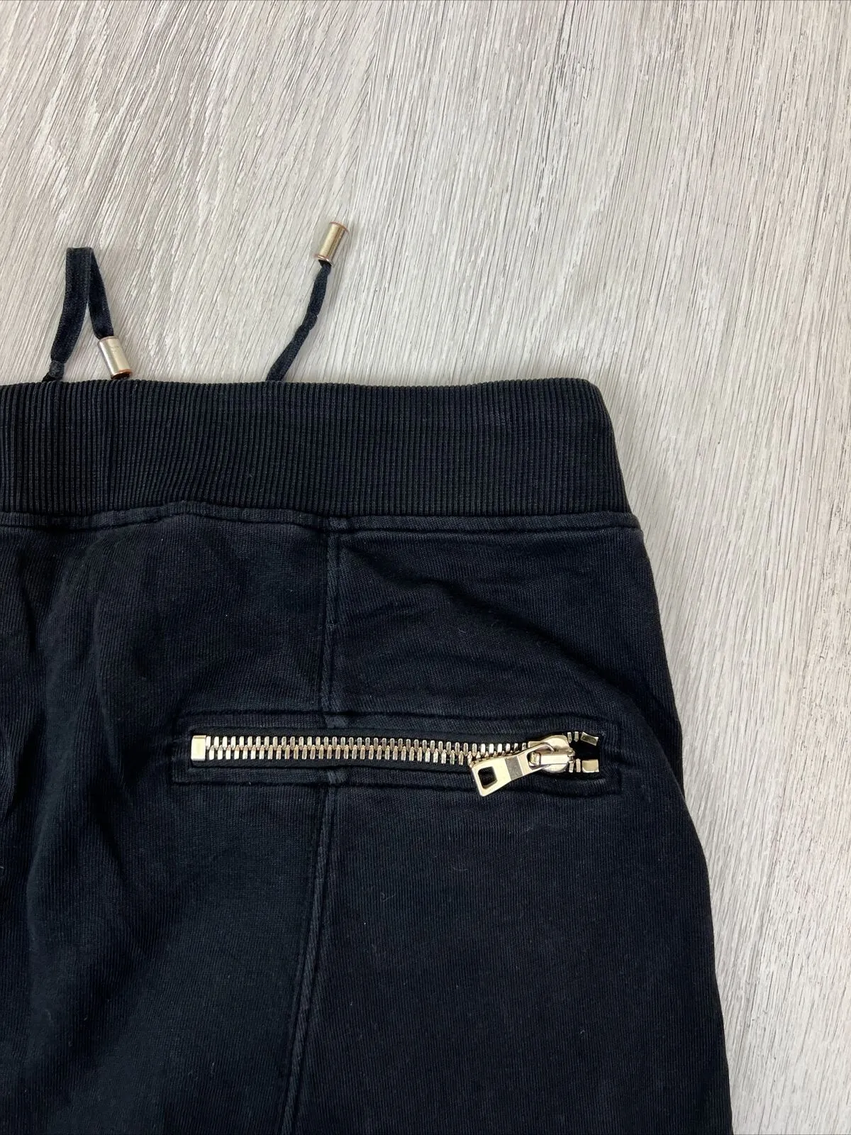 Balmain Womens Black Jogger Pants Trackies Size XL