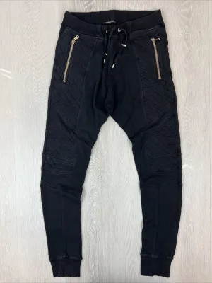 Balmain Womens Black Jogger Pants Trackies Size XL