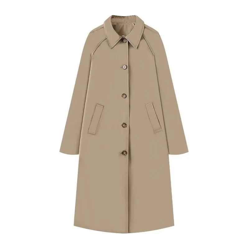 Beatrix Plaid Lined Oversized Trench Coat