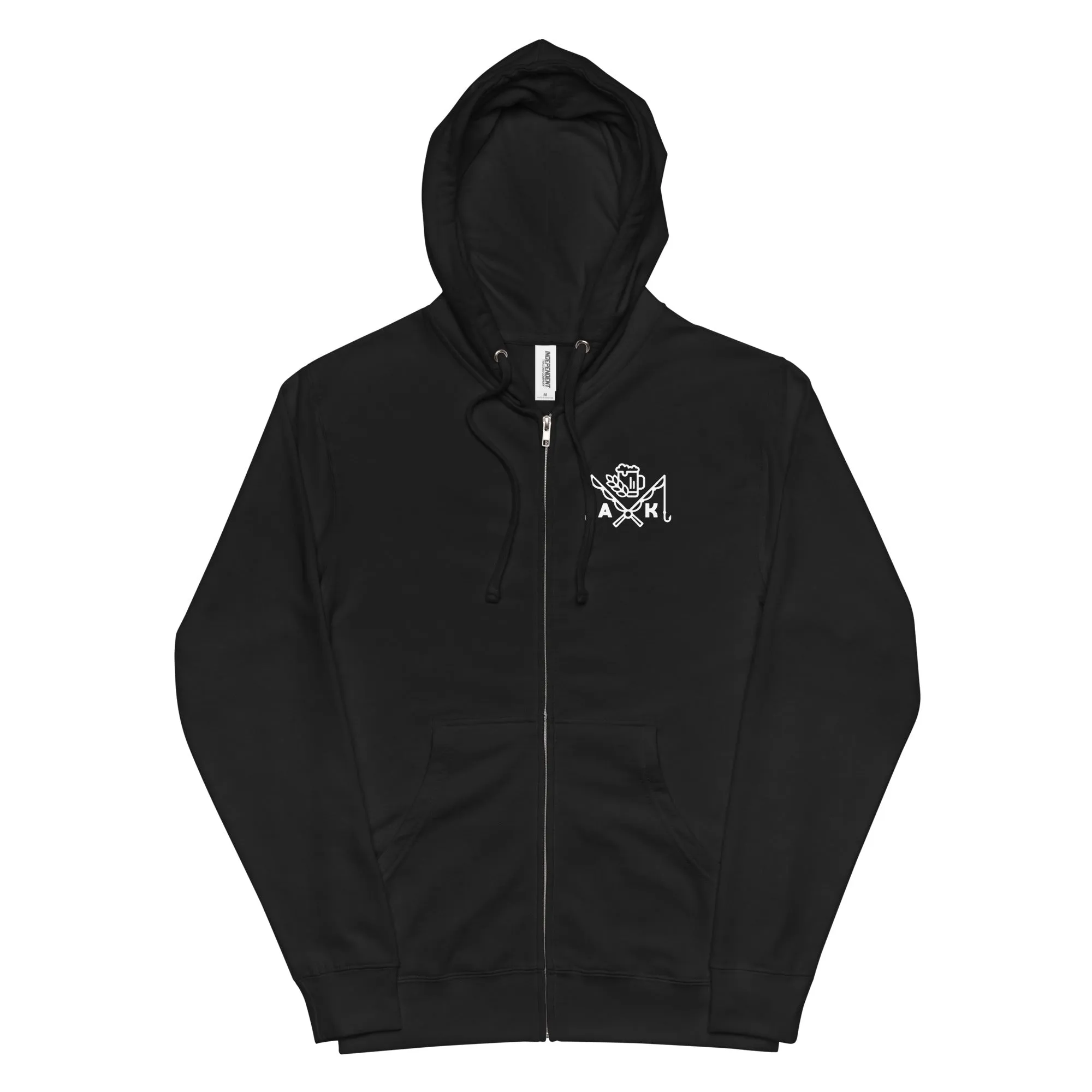 Beer Season Full-Zip B&W Hoodie