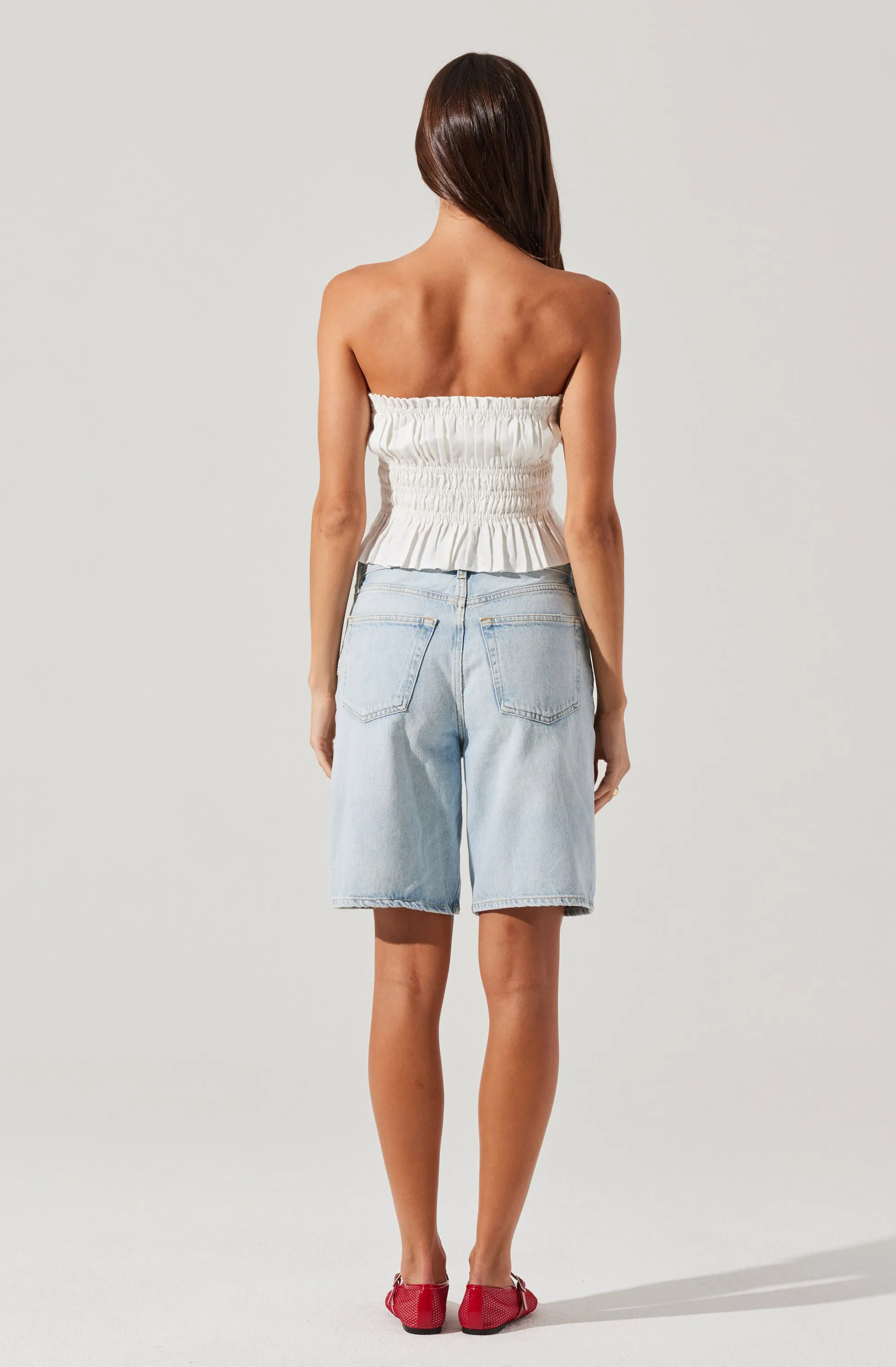Biffy Smocked Tube Top