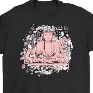 Buddha T-shirt, Gift of Pink Buddha, Buddha Gift, Shirt for Buddhist, Buddha Shirt