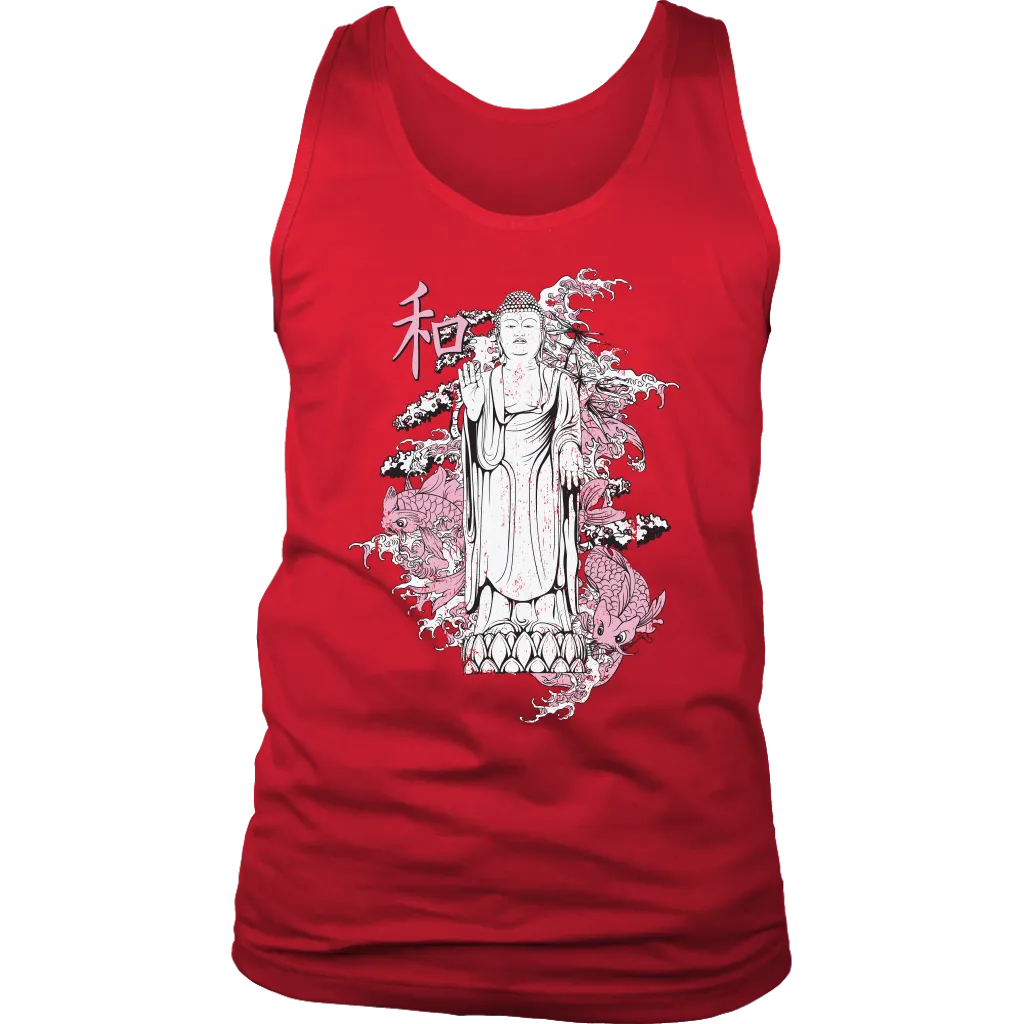 Buddha with Koi T-shirt, Gift of Buddha with Koi, Buddha Shirt, Koi Fish Shirt
