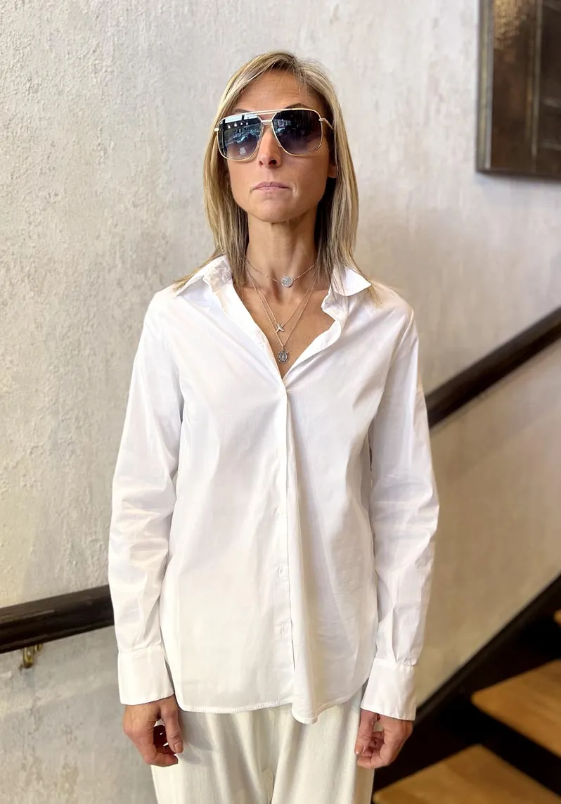 Button-Up Shirt - White