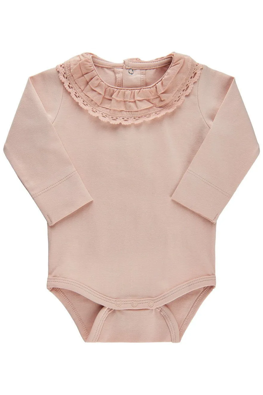 Cameo Rose Long Sleeve Bodysuit
