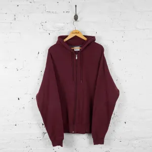 Champion Full Zip Hoodie - Maroon - XL