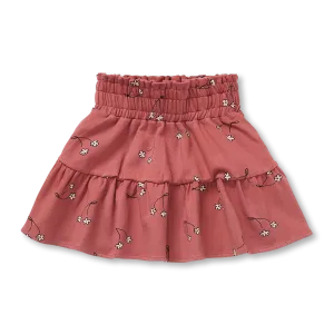 Cherry flower smock skirt by Sproet & Sprout