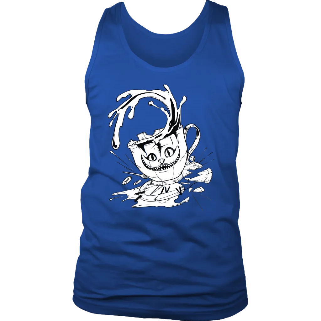 Cheshire Cat Teacup T-shirt, Cheshire Cat Gift, Gift for Cat Lover, Alice in Wonderland Gift