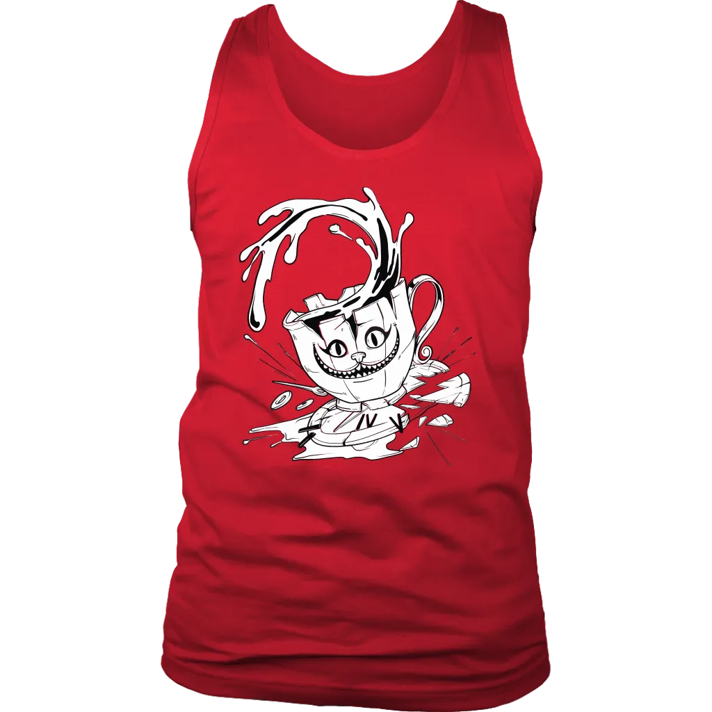 Cheshire Cat Teacup T-shirt, Cheshire Cat Gift, Gift for Cat Lover, Alice in Wonderland Gift
