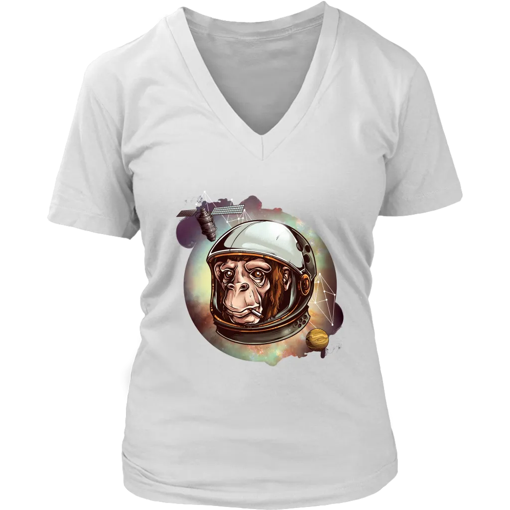 Chimp in Space, Chimpanse Shirt, Chimpanse Gift, Ape in Space Shirt