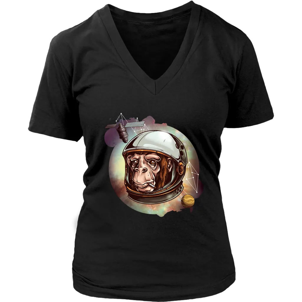 Chimp in Space, Chimpanse Shirt, Chimpanse Gift, Ape in Space Shirt