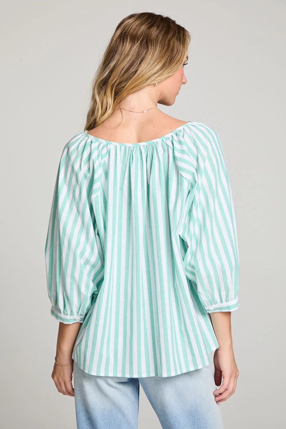 Cody Aloe Stripe Blouse