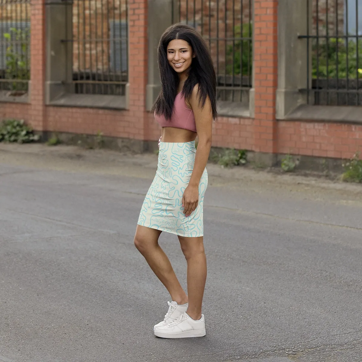 Coral Women's Mini Skirt