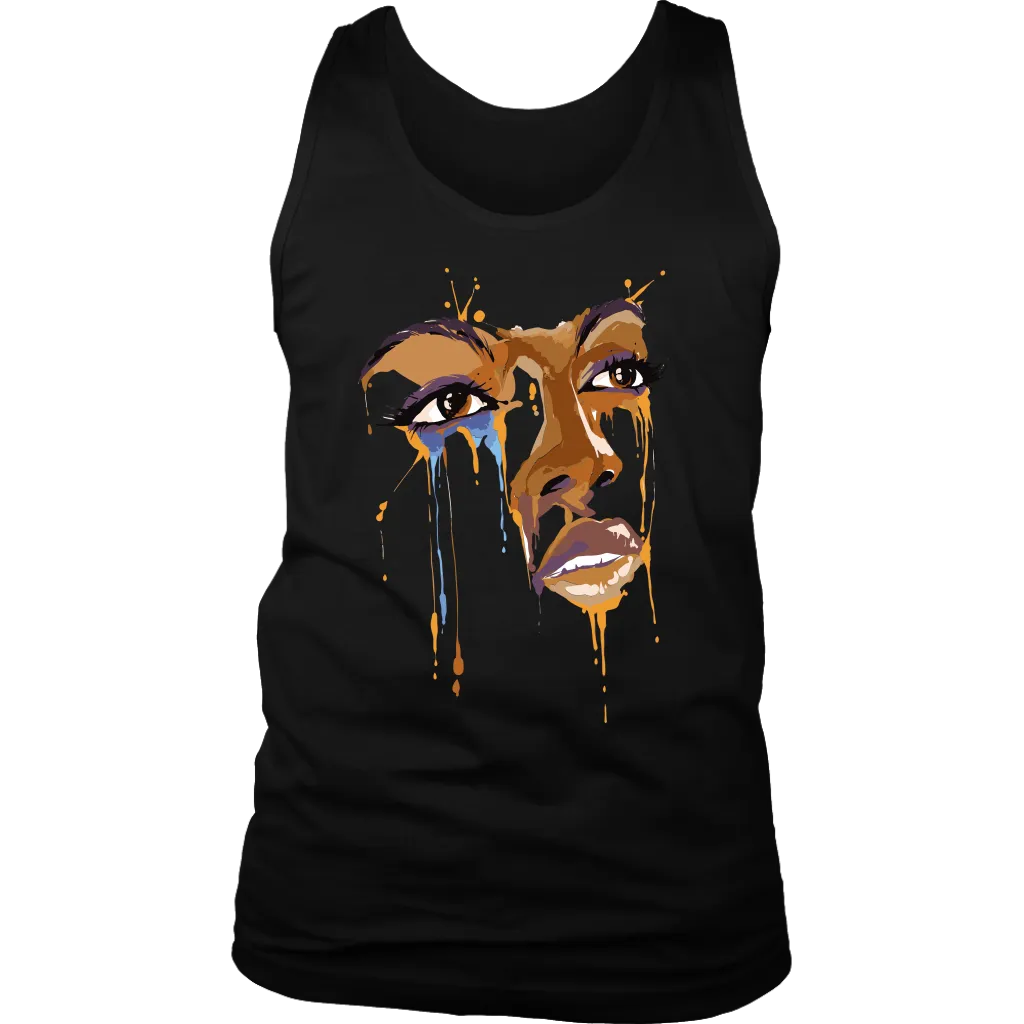 Crying Face T-shirt, Gift of Crying Face, Dripping Face Shirt, Crying Face Shirt