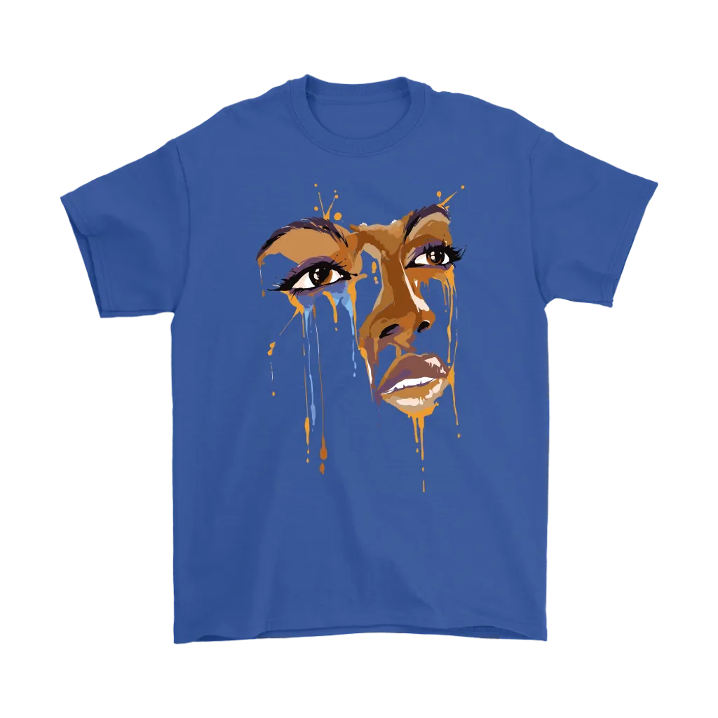 Crying Face T-shirt, Gift of Crying Face, Dripping Face Shirt, Crying Face Shirt