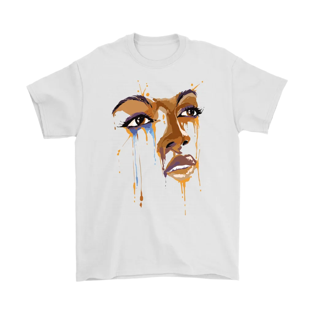Crying Face T-shirt, Gift of Crying Face, Dripping Face Shirt, Crying Face Shirt