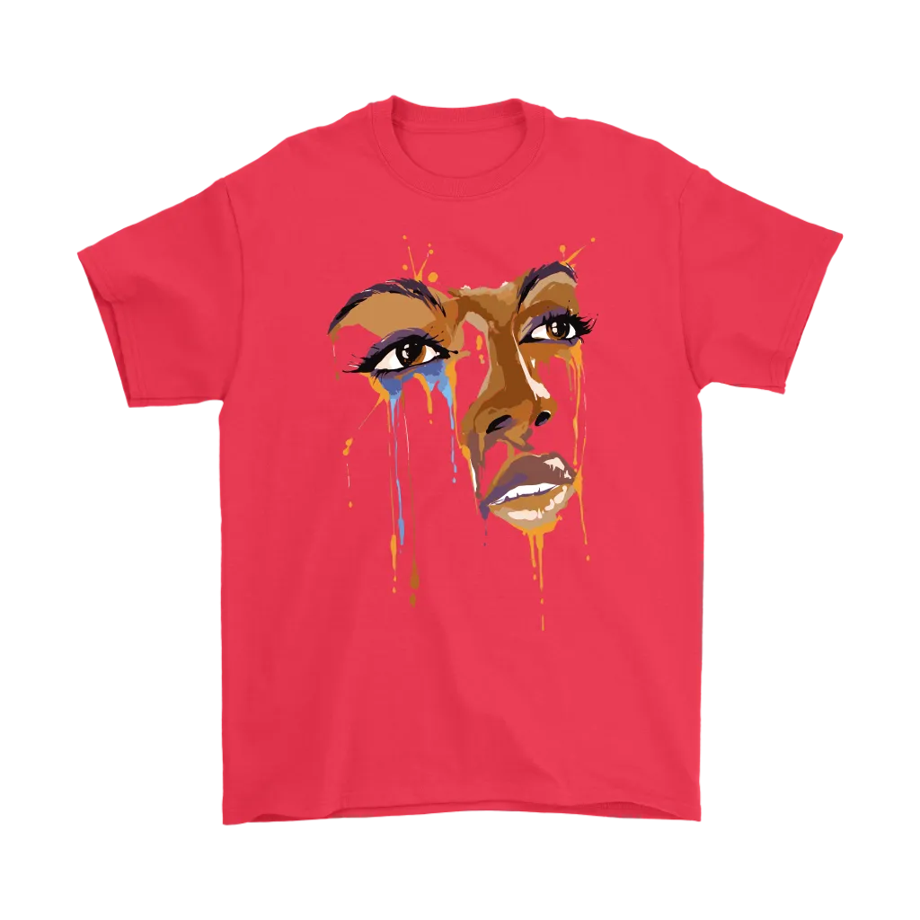 Crying Face T-shirt, Gift of Crying Face, Dripping Face Shirt, Crying Face Shirt
