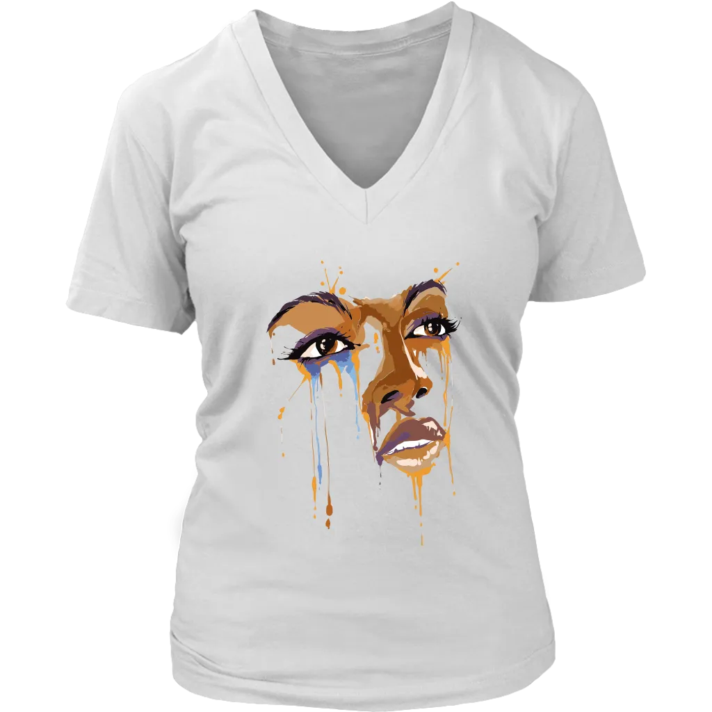 Crying Face T-shirt, Gift of Crying Face, Dripping Face Shirt, Crying Face Shirt