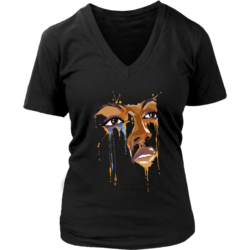 Crying Face T-shirt, Gift of Crying Face, Dripping Face Shirt, Crying Face Shirt