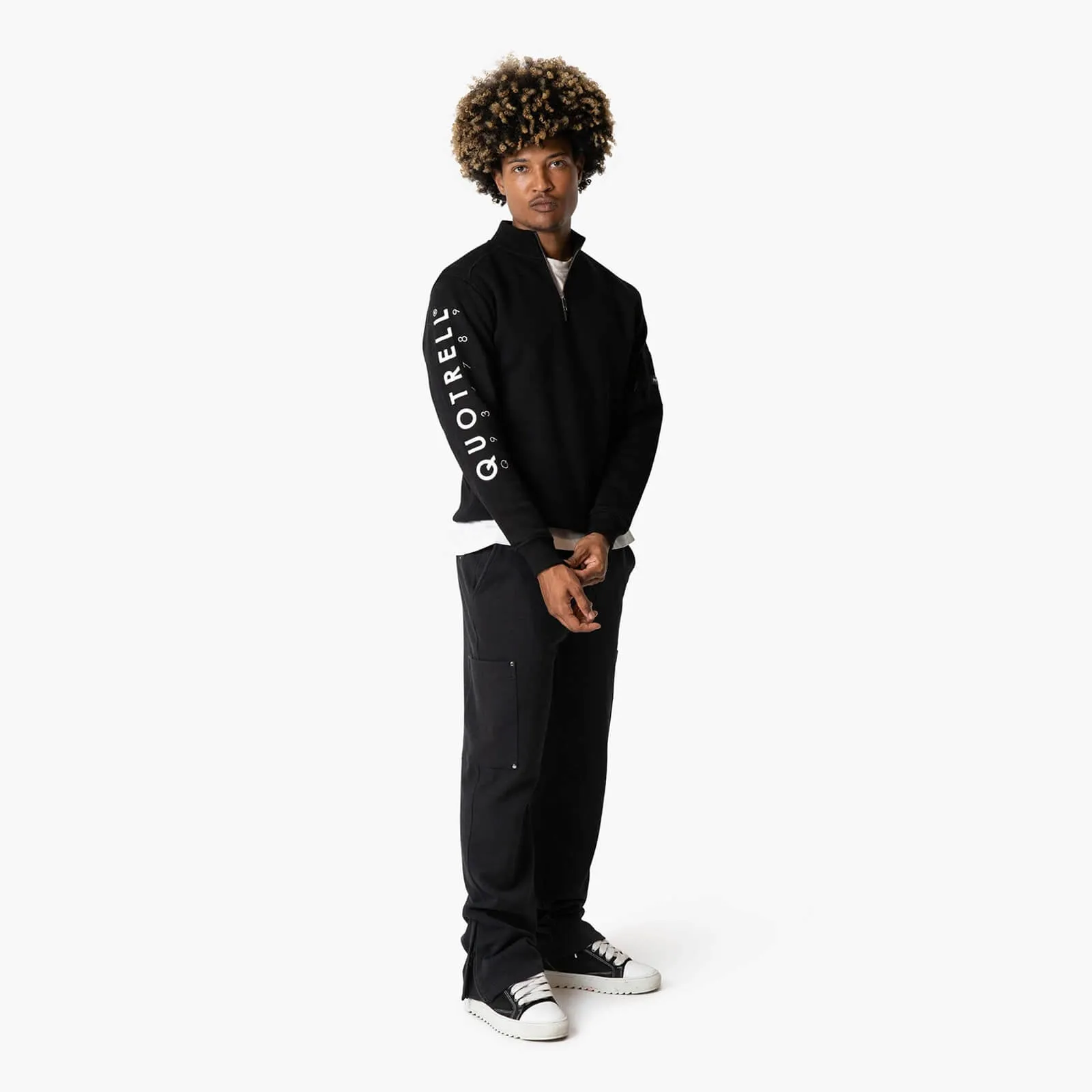 DEFENDER HALFZIP | BLACK/WHITE