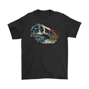 Dinosaur T-shirt, Dinosaur Gift, Metal T-Rex T-shirt, Gift of T-Rex, T-Rex Shirt, Metal T-Rex Shirt
