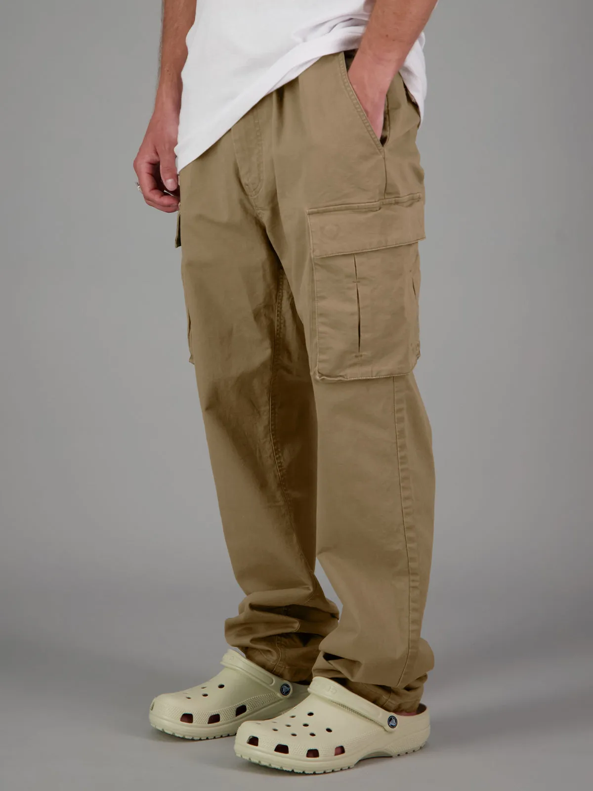 DOCK CARGO PANTS - MOSS