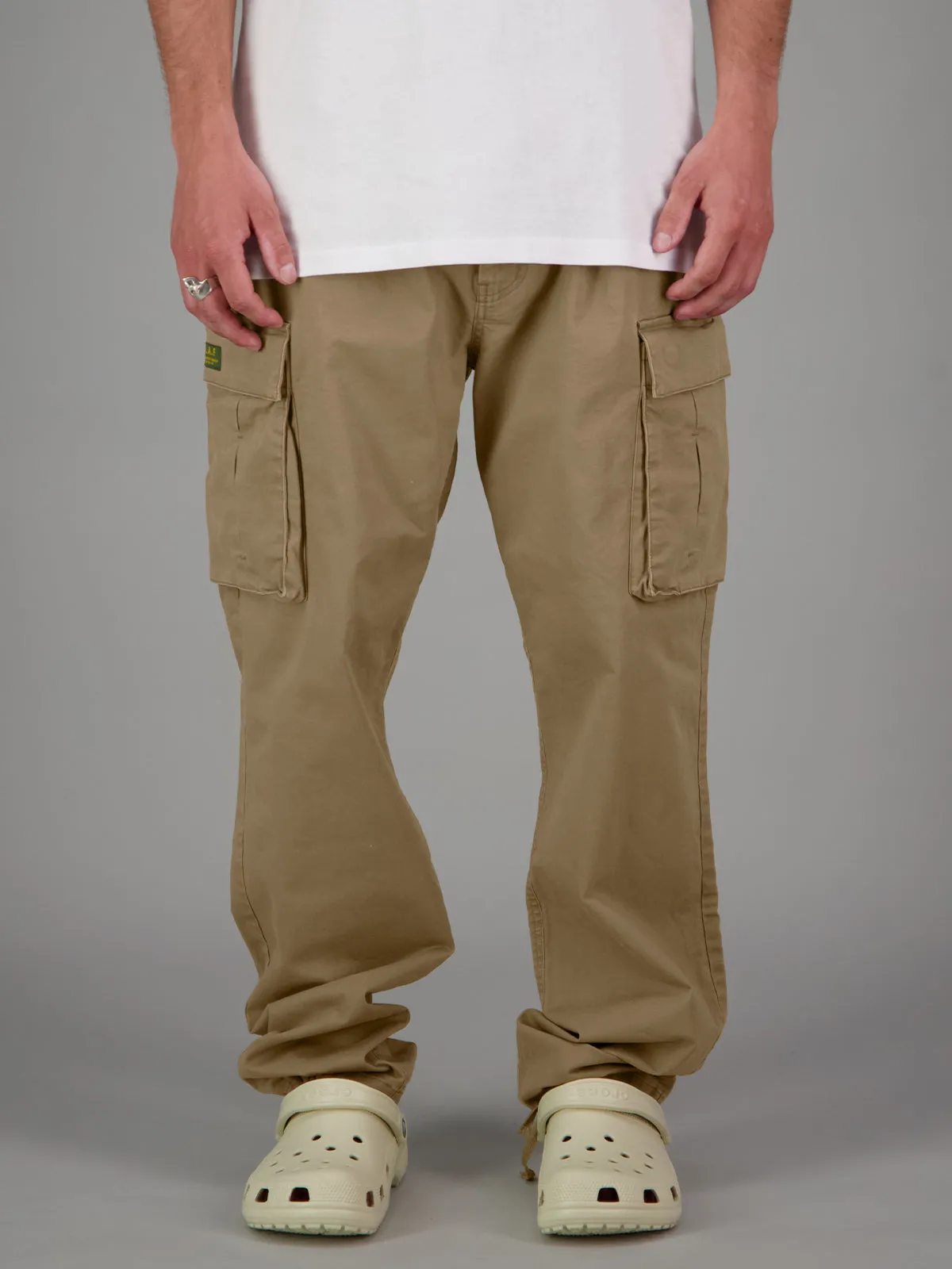 DOCK CARGO PANTS - MOSS