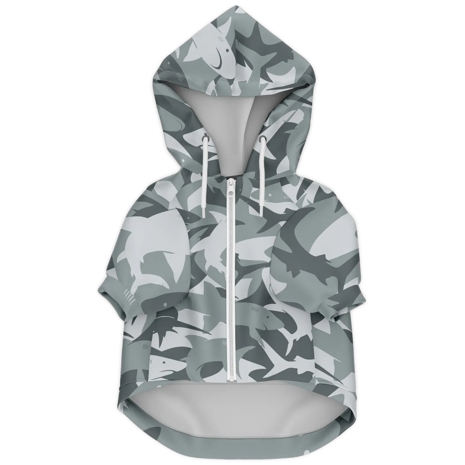 Dog Gray shark hoodie-2021
