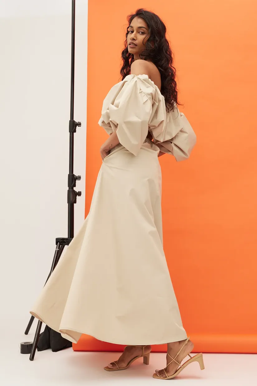 Dominique Healy Zelda Skirt - Beige