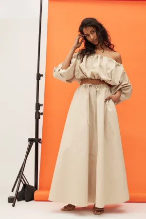 Dominique Healy Zelda Skirt - Beige