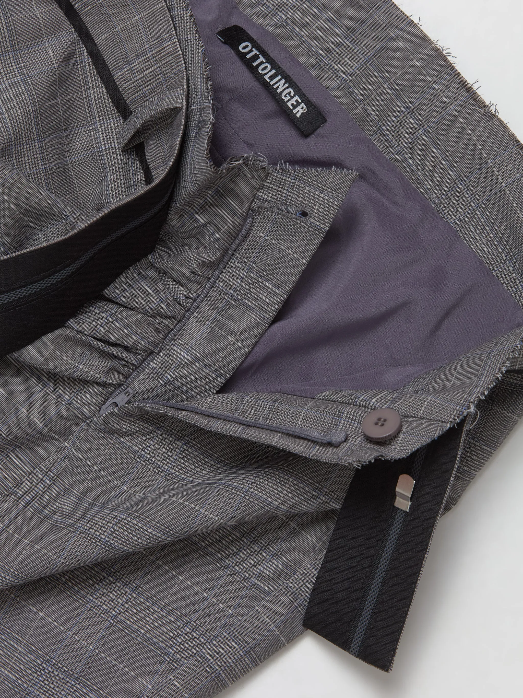 Drape Pencil Skirt in Grey
