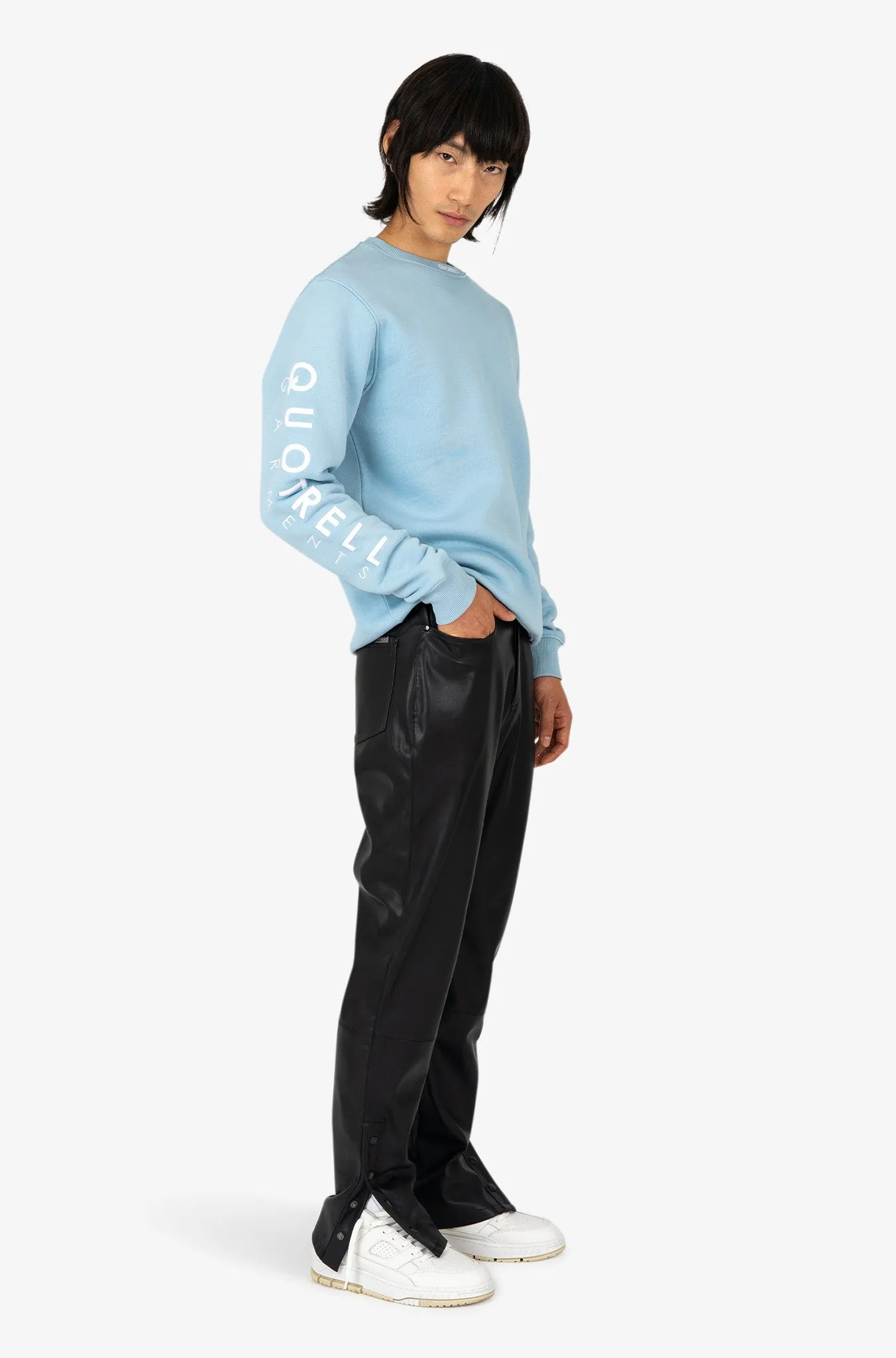 DUBLIN CREWNECK | LIGHT BLUE/WHITE