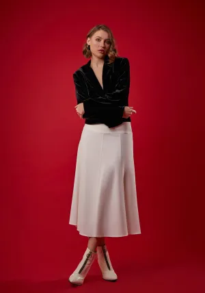 Eight Gore Calf Length Midi Skirt for Every Occasion