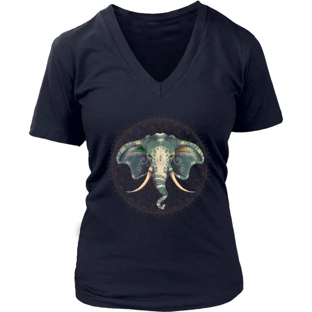 Elephant Mandala T-shirt, Gift for Elephant Lover, Elephant Shirt