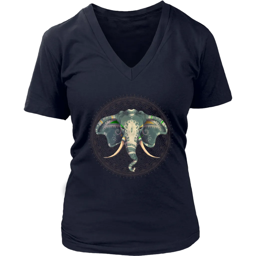 Elephant Mandala T-shirt, Gift for Elephant Lover, Elephant Shirt