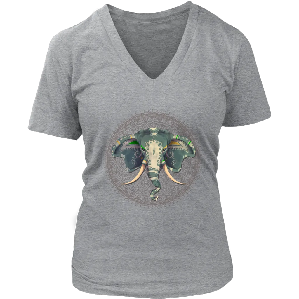 Elephant Mandala T-shirt, Gift for Elephant Lover, Elephant Shirt