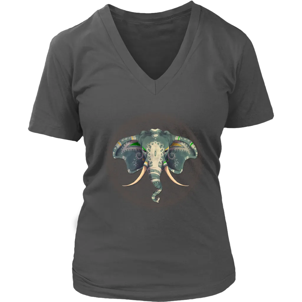 Elephant Mandala T-shirt, Gift for Elephant Lover, Elephant Shirt