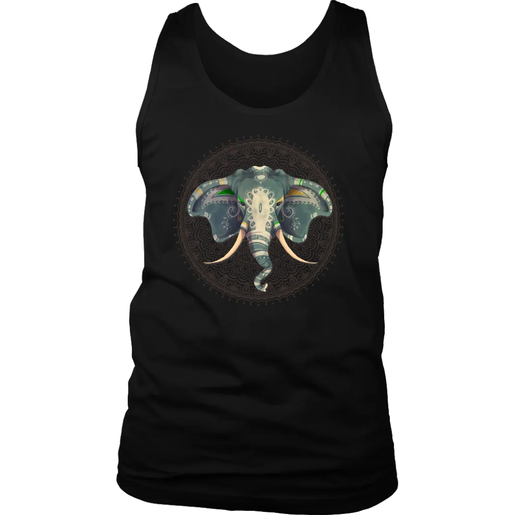 Elephant Mandala T-shirt, Gift for Elephant Lover, Elephant Shirt