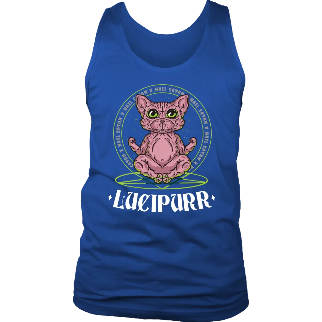 Evil Cat T-shirt, Gift for Cat Lover, Lucipurr T-shirt, Cat Lover Shirt, Funny Cat Shirt