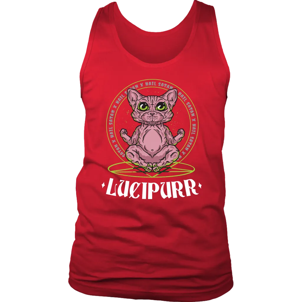 Evil Cat T-shirt, Gift for Cat Lover, Lucipurr T-shirt, Cat Lover Shirt, Funny Cat Shirt