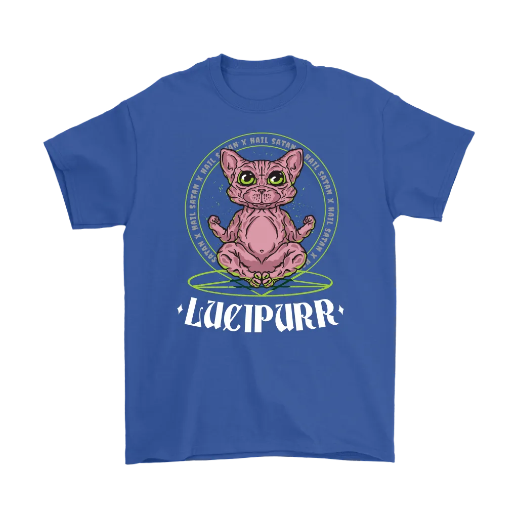 Evil Cat T-shirt, Gift for Cat Lover, Lucipurr T-shirt, Cat Lover Shirt, Funny Cat Shirt