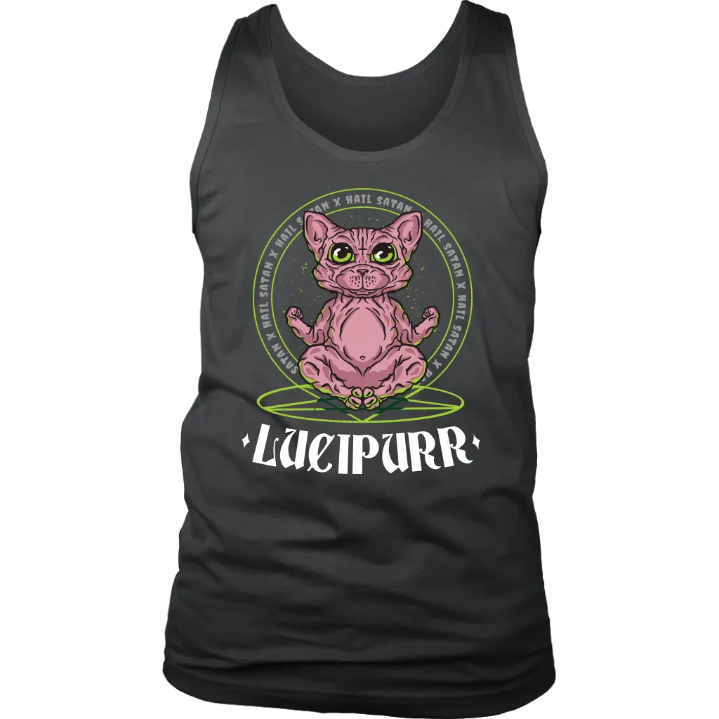 Evil Cat T-shirt, Gift for Cat Lover, Lucipurr T-shirt, Cat Lover Shirt, Funny Cat Shirt