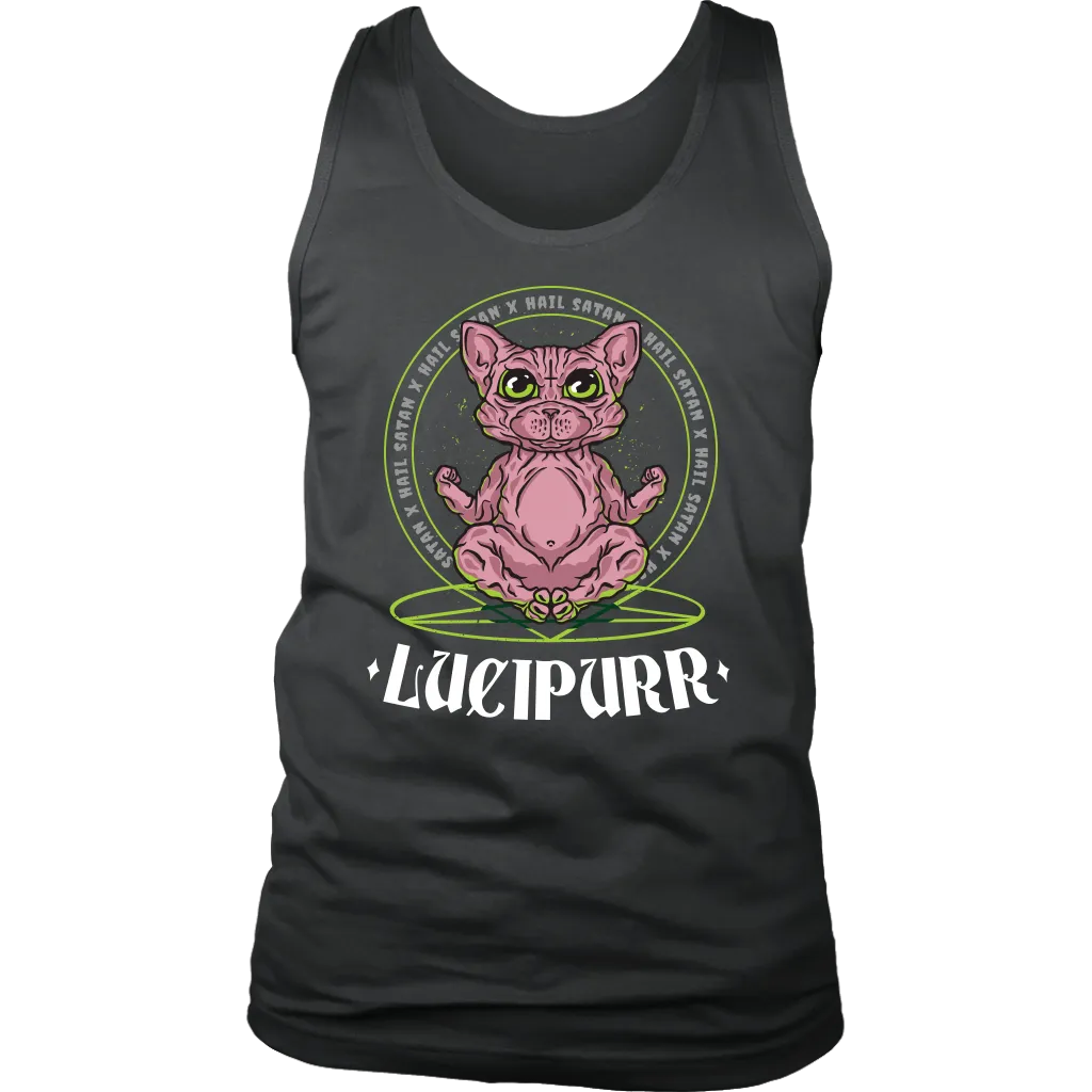 Evil Cat T-shirt, Gift for Cat Lover, Lucipurr T-shirt, Cat Lover Shirt, Funny Cat Shirt