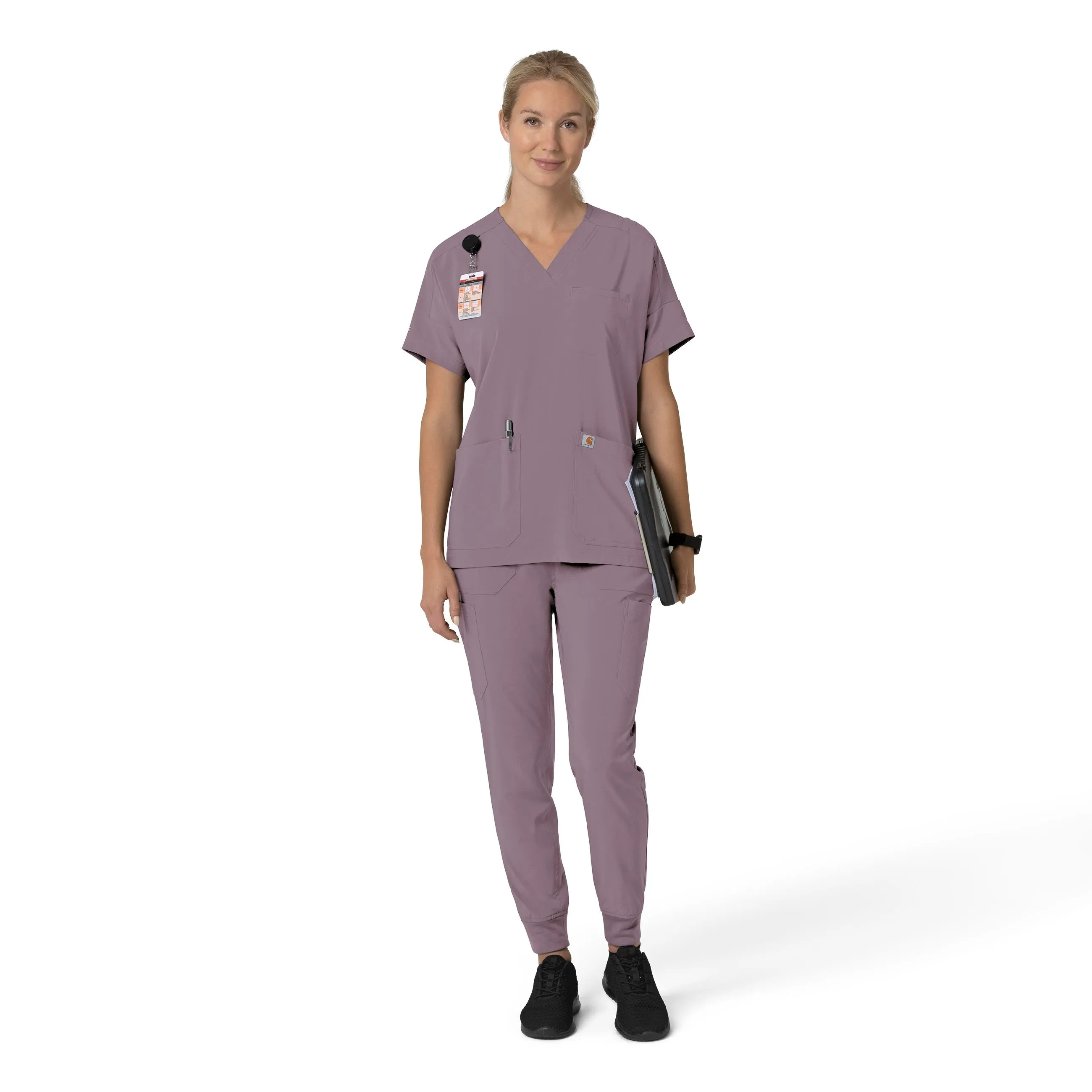 Force Cross-Flex C53110 Cargo Jogger Scrub Pants Lavender Mist